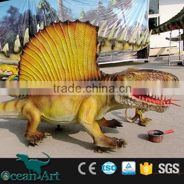 High quality resin fiberglass dinosaur for sale