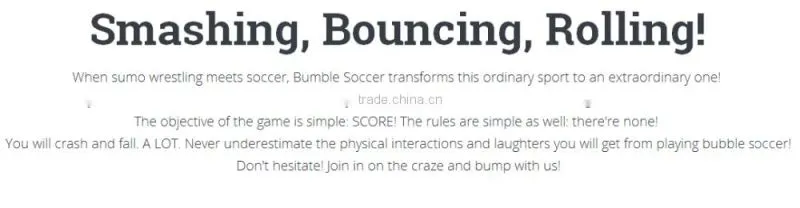 Cheap Human inflatable body zorbing football for kids and adults