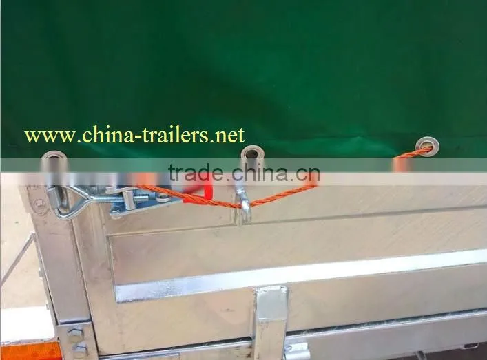 10*5 hot dipped galvanized box trailer