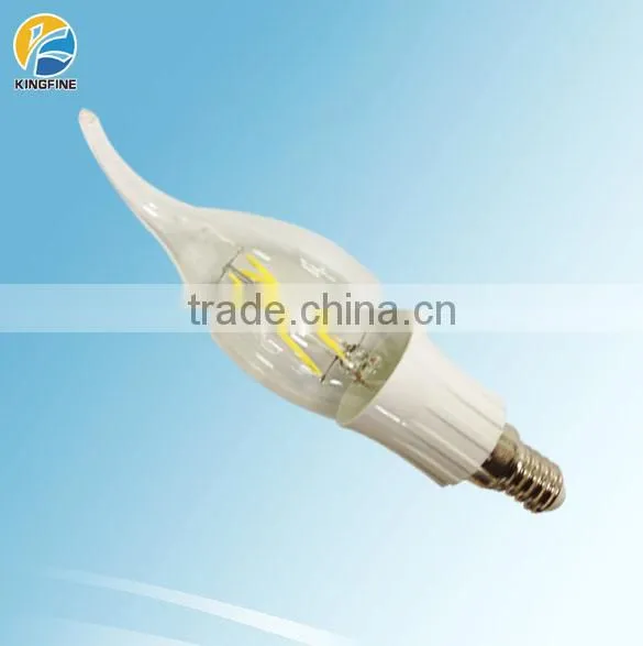 2016 new Sapphire substrate C35 E14 4w dimmable led filament candle bulb