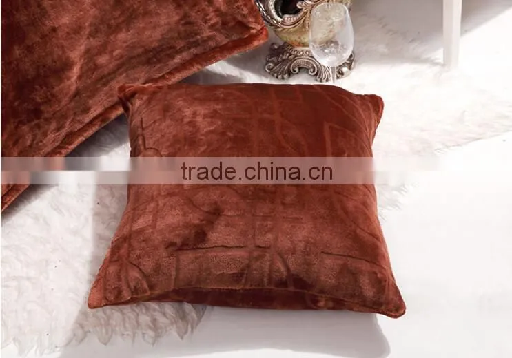 100% polyester coral fleece pillow case