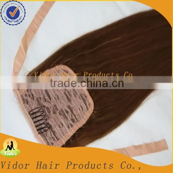 Queen Hair Products Cheap Brazilian Human Hair Ponytail