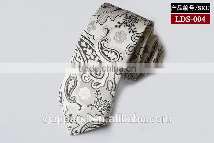 Men's woven jaquard paisley pattern neck tie
