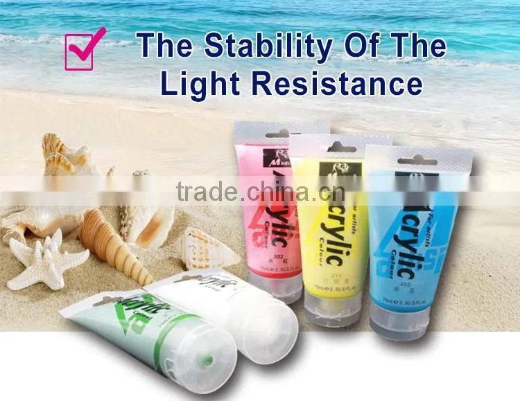 Best quality outdoor colored and transparent acrylic color