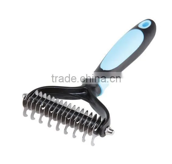 Pet shedding tool brush comb p0wdq dog hair removal comb for sale