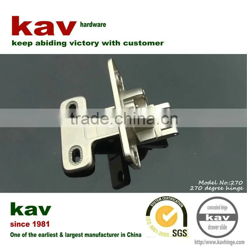 zinc alloy 270 degree wide angle normal door hinge