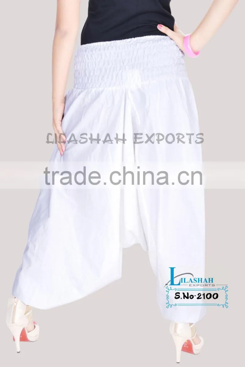 2100 Cotton pant Harem Pant Supplier Garments New Fashion Collection Women Clothes Ethnic Garments Sarouel Pantalon