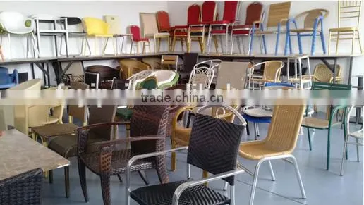 Rectangular mental coffee shop dining bar table YT3