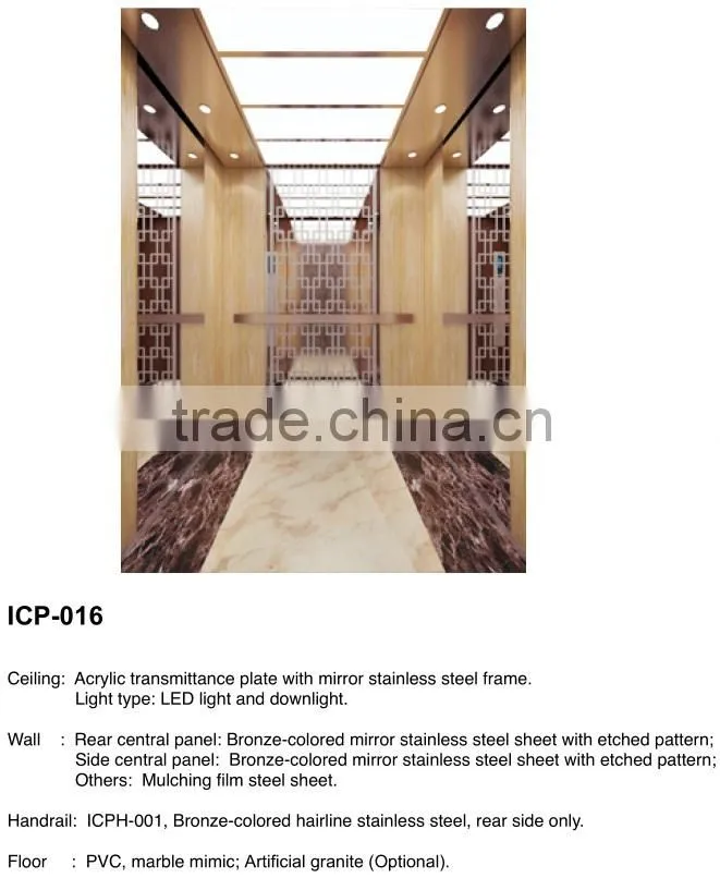 Safe highly efficient and comfortable residential and freight elevator