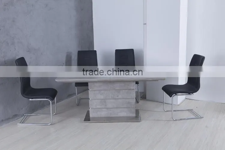 (160-220)*90*76 Modern Extension Dinning Table And Chairs