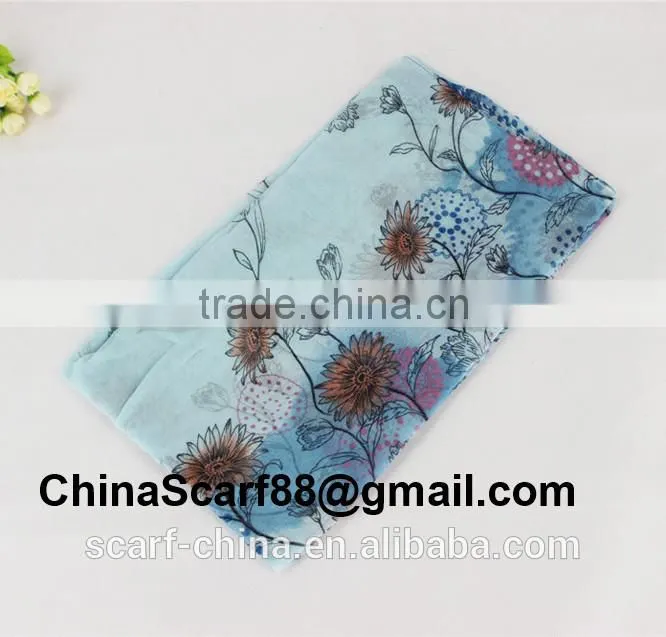 Floral infinity scarf
