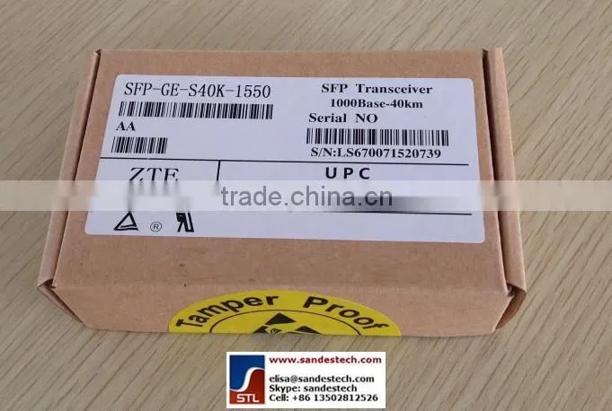 ZTE SFP-GE-S40K-1550 1.25G 40KM 1550nm optical transceiver