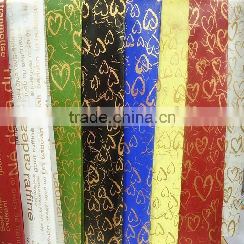 Factory Design& Custom Color Logo Printed Gift Wrapping Paper