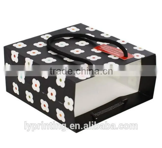 Hongkong paper bag carry bag printing Logo printing