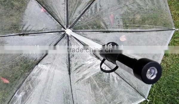 Clear Umbrella with Led Light Glow in Rain, Transparent Lightsabre Umbrellas