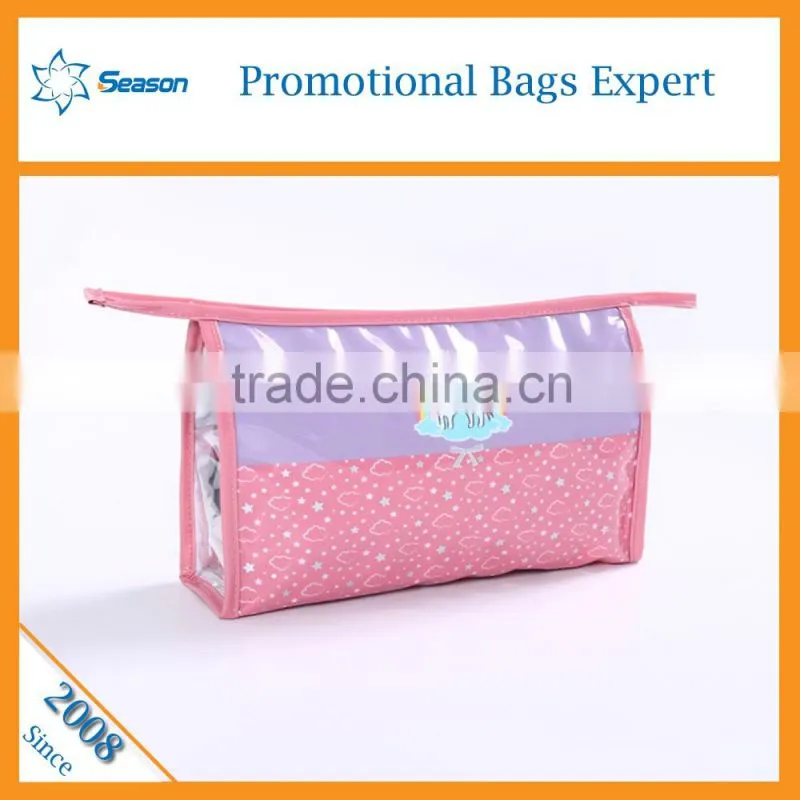 Custom makeup bag cosmetic bag personalized pvc waterproof zip lock bag
