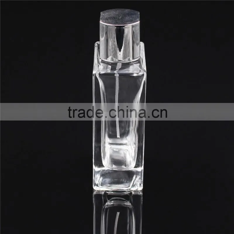 100ml square glass perfume bottle spray bottle luxury glass perfume bottle