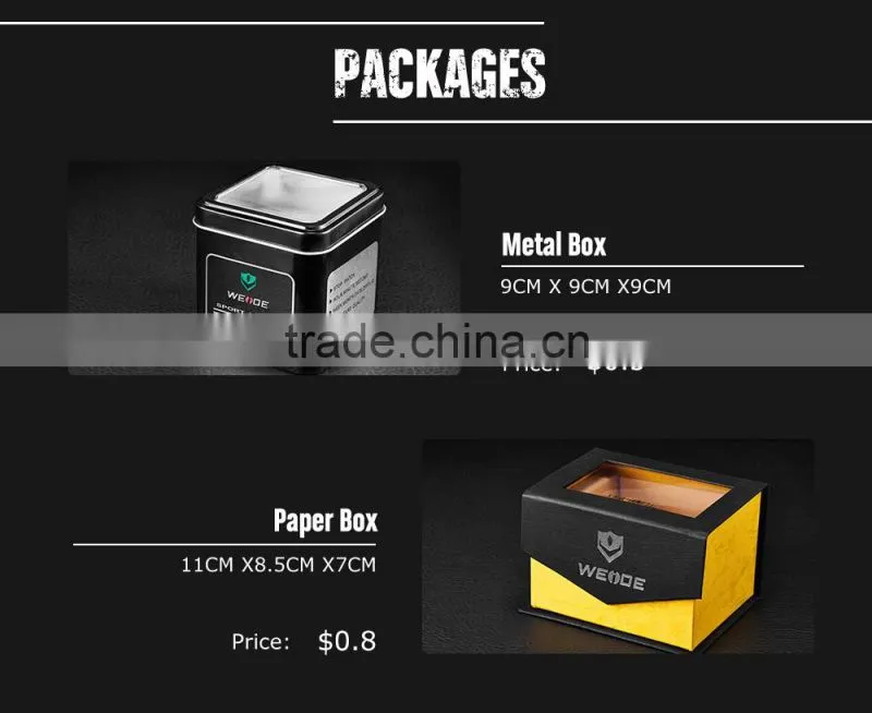 China Brand Wrist Watches 3 ATM Water Resistant Luxury Man Weide Led Watch