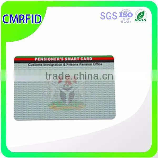 Coloful PVC UHF RFID card with micro print