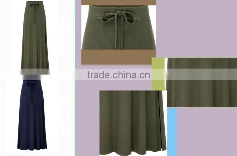 wholesale custom ladies fashion long skirt models