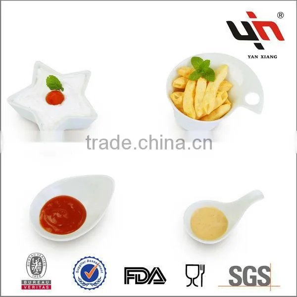 White Ceramic Small Cake Dish