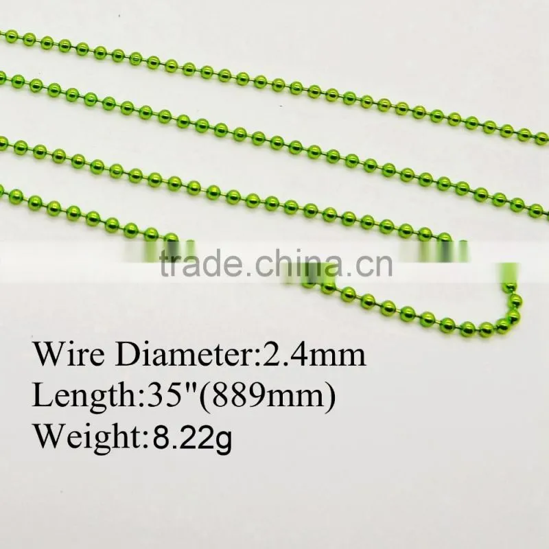 Fancy Electroplating Metal Neck Chain