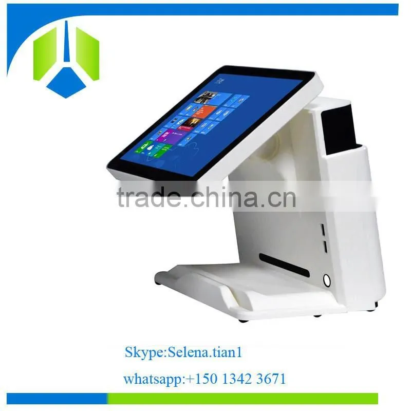 Hot selling 15 inch all in one Windows Touch screen Pos for restaurant online ordering system-----Gc066