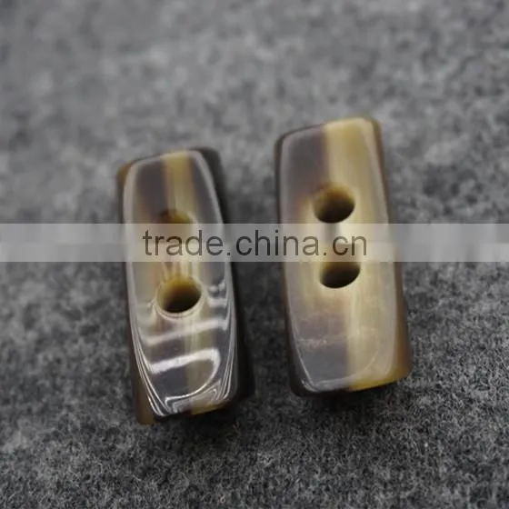 FASHION SPECIAL SHAPE RESIN TOGGLE BUTTON FOR COAT