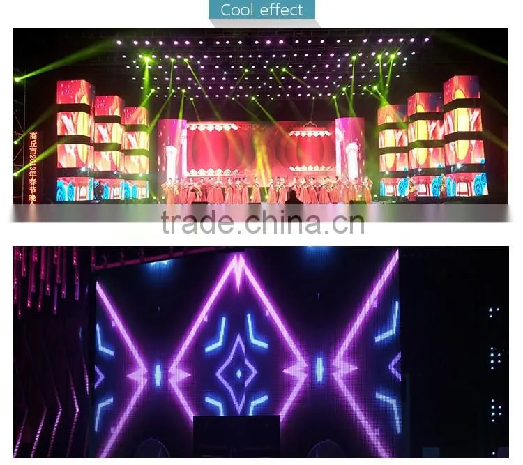 Outdoor led advertising display screen cheap price/flexible led screen for stage back light