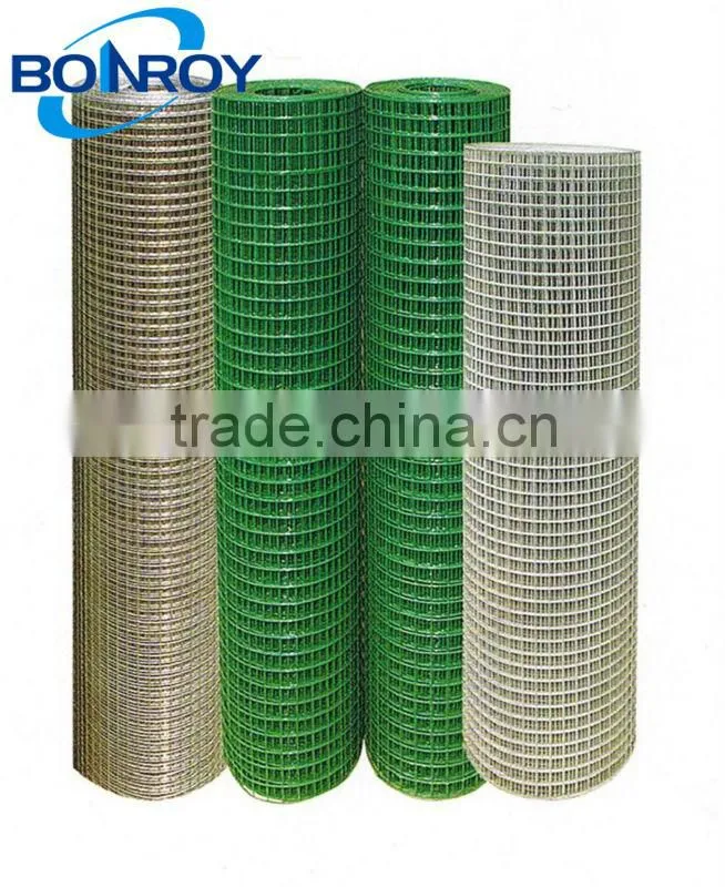 1/4 inch pvc coated galvanized welded wire mesh