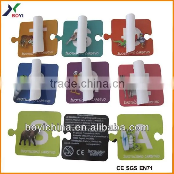 2014 chinese manufacturer 2d paper fridge magnet