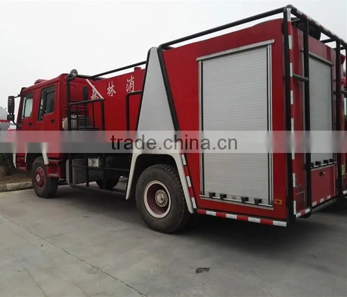 SINOTRUCK double cab 4X2 forest firefighting fire truck for sale