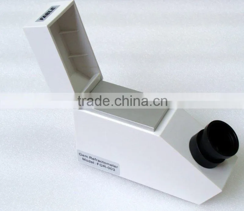Gem refractometer with 2ml refractive index liquid for test the refractive index of gemstone