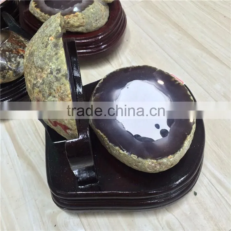 Natural Agate Geode Feng Shui Crystal Ornaments