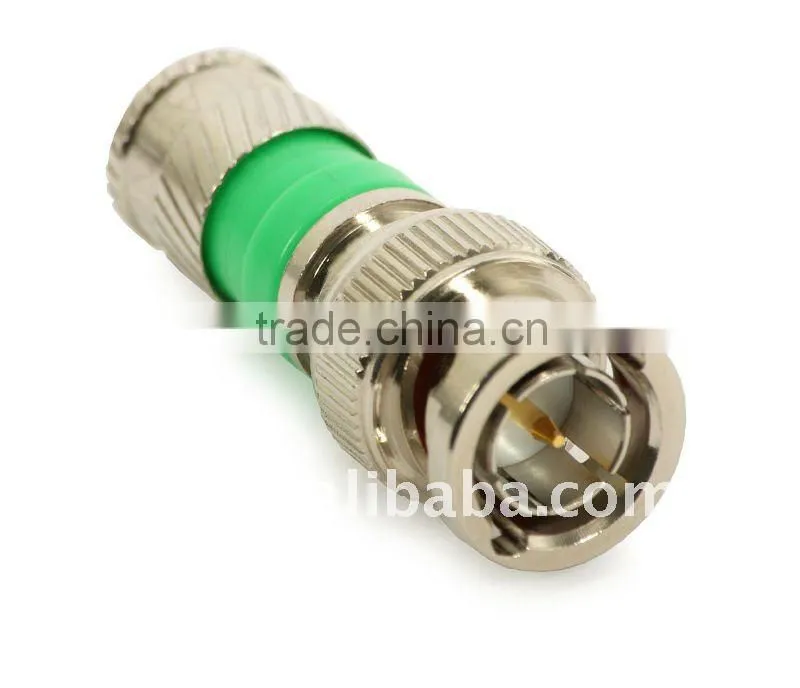 CATV RG59.RG6, RG58 BNC compression RF Coaxial Cable connector