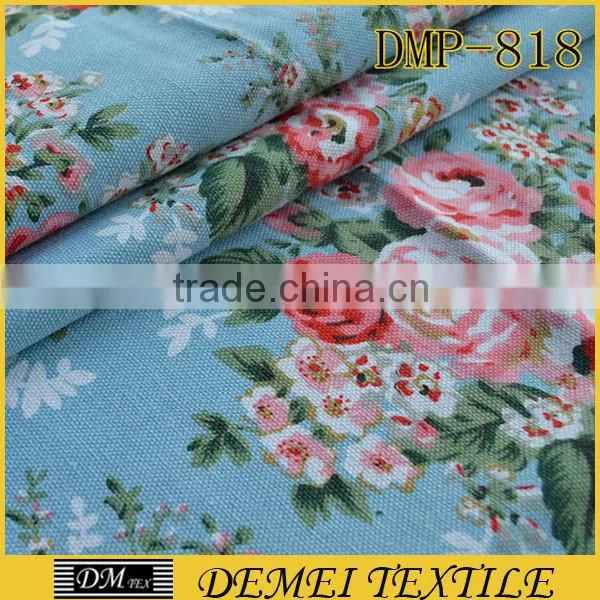 pretty woven cotton printed upholstery wholesale