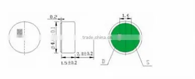 EM4015 4.0mm *1.5mm small microphone condenser microphone Omnidirectional(FBELE)