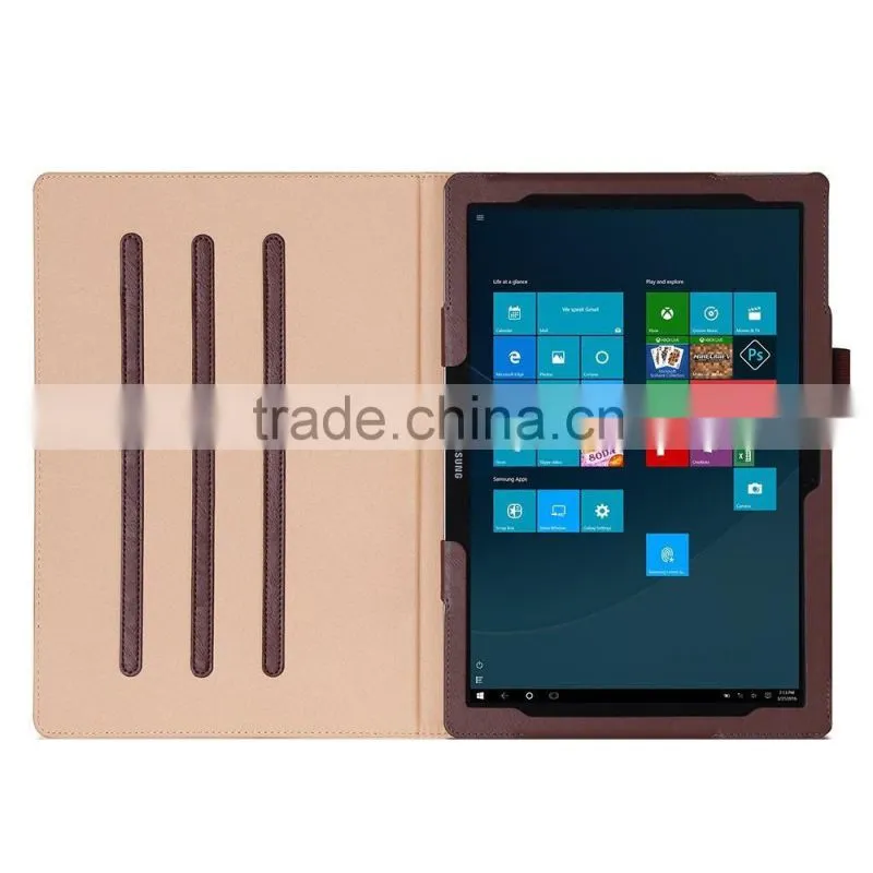 Shenzhen Manufacture high quality leather case cover for Samsung Tab pro S