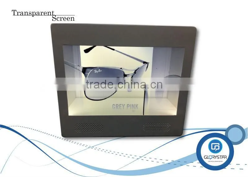 21.5" inch Transparent screens ad displays for retail and sales promotion fairs events sales