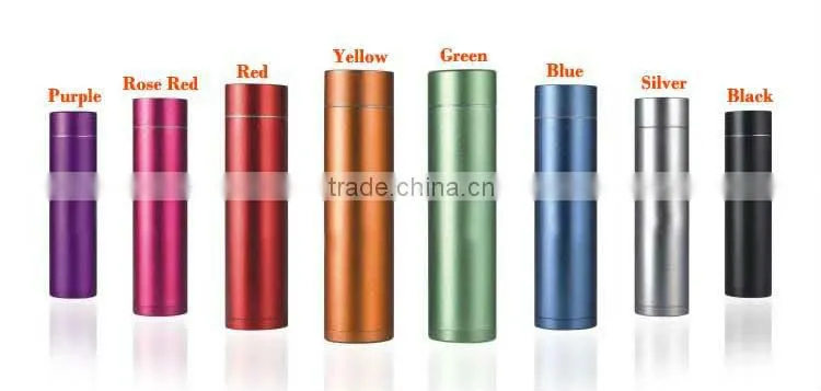 fashion purple torch 2800mah mobile power bank with OEM logo and color