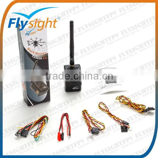 G2799 Flysight Black Mamba 5.8Ghz 2W 40ch long range 9Km fpv wireless AV transmitter for rc Hobby