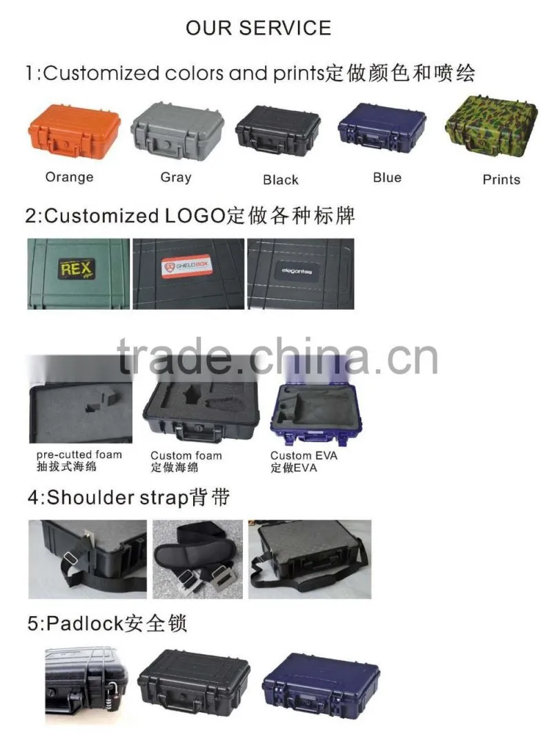 ABS plastic toolbox,ABS plastic equipment tool box,Hard abs plastic equipment watertight tool case