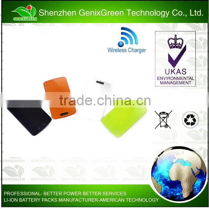Christmas gift 4000mah qi wireless phone charger for all devices