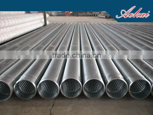 All-welded continuous slot Johnson type wedge wire well screens and filters