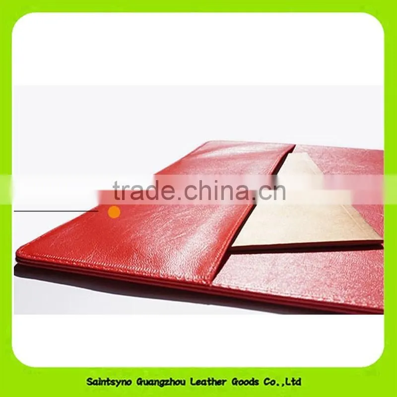 16039 Leather file organizer folder document holder