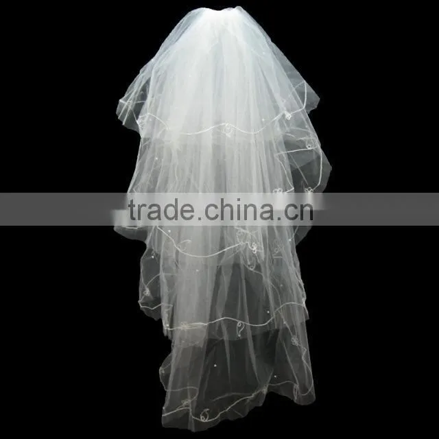 Bridal Veils Wholesale Wedding Accessories Bridal Veils 100% Polyester Bridal Veils
