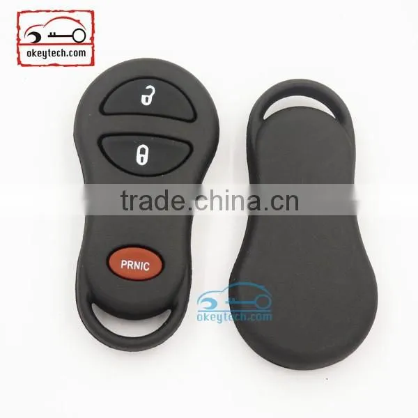 High Quatity Chrysler remote key shell 3 button with battery holder Car Key Chrysler romote key shell