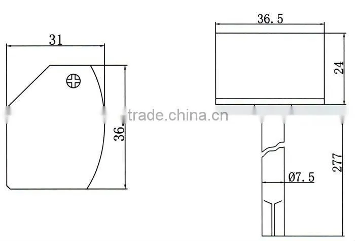 Electric water heater thermostat, Stem type thermostat & heating elements assembly
