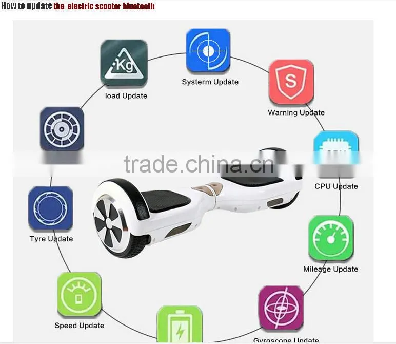 exciting sports Two Wheel Smart Balance Electric Scooter With Buletooth self balancing Scooter 2 Wheels