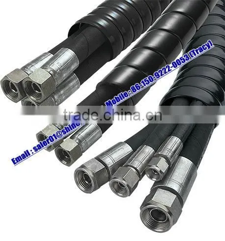HOT SELL!! HDPE PP PE PVC Hydraulic Spiral Sheath Wrap hose Tube Protector Making Machine in Qingdao Shandong China